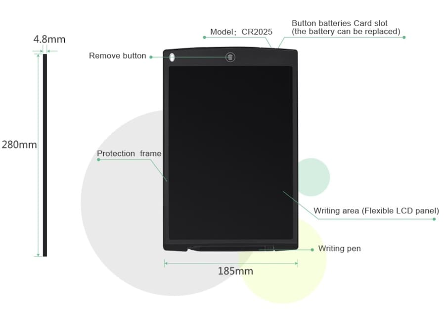 γραφής tablet lcd tablet σχεδίασης μπλοκ εικονογράφηση