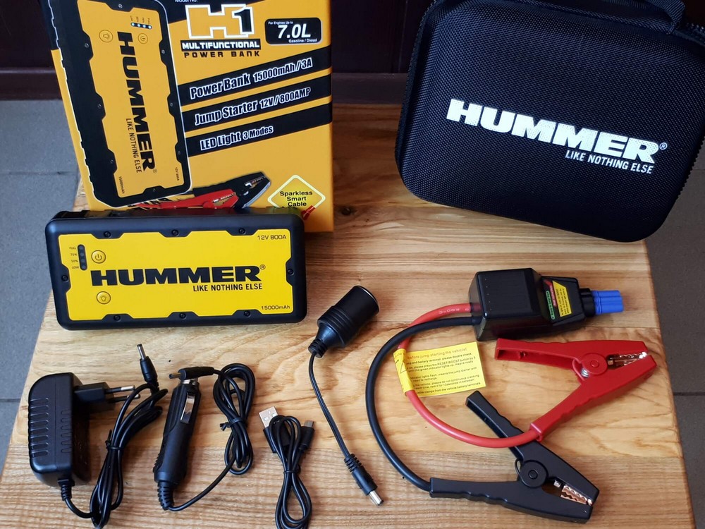 hummer H1 car starter + powerbank