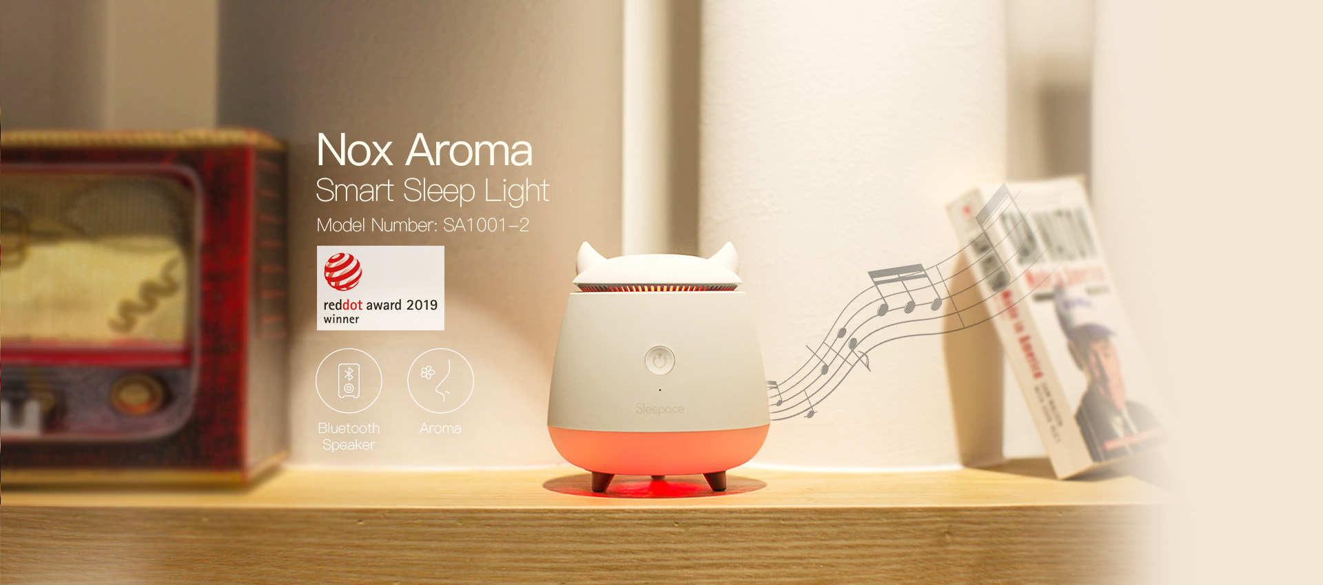 Wi-Fi Aroma Lampa