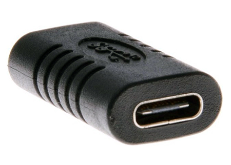 υποδοχή usb-c κοντό μαύρο