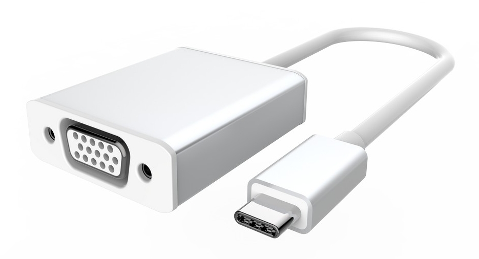 hub usb-c με vga