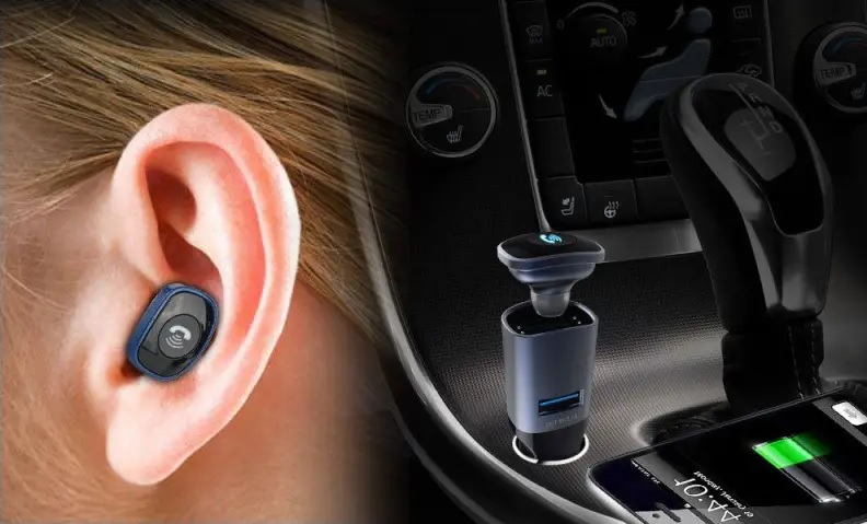 bluetooth autonabíčka sluchadlem